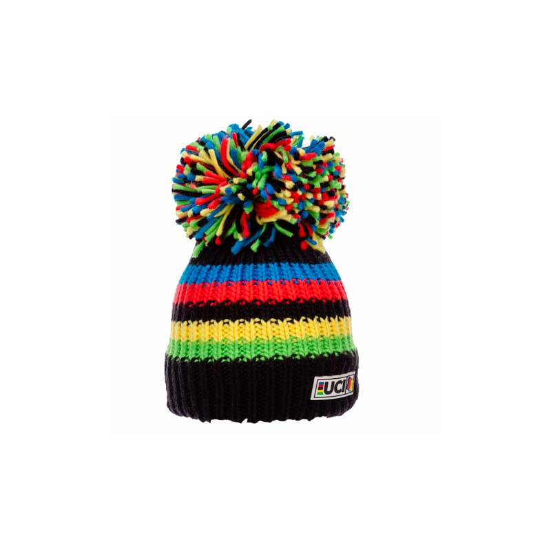Amazon.co.jp: [Santini] ビーニー Big Bobble Hats-UCI ブラック